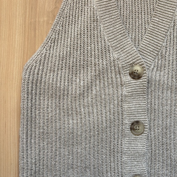 Reiss Sinead Racerback Rib Sweater Vest. Size Large - Picture 5 of 8